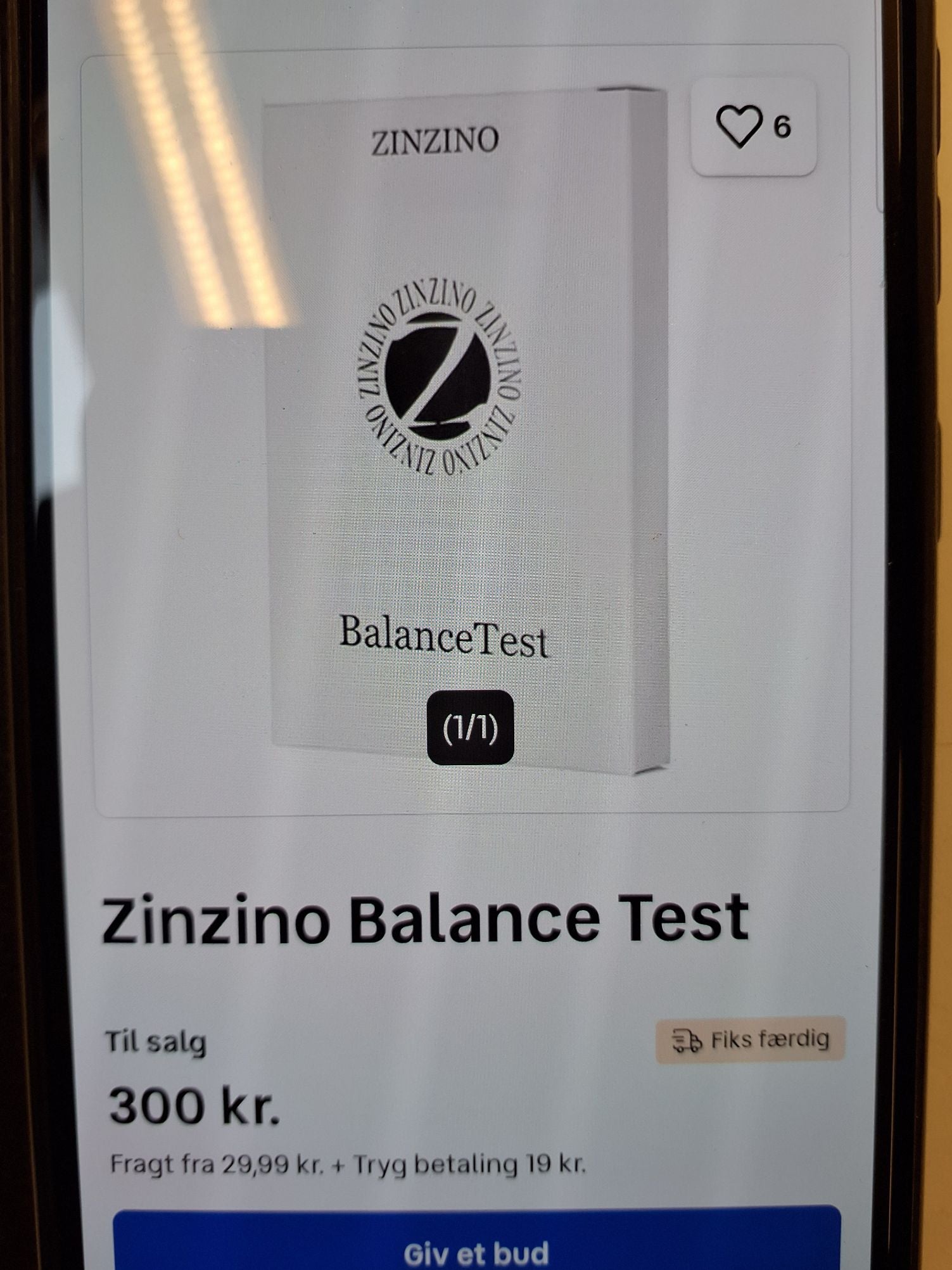 Zinzino balanceTest
